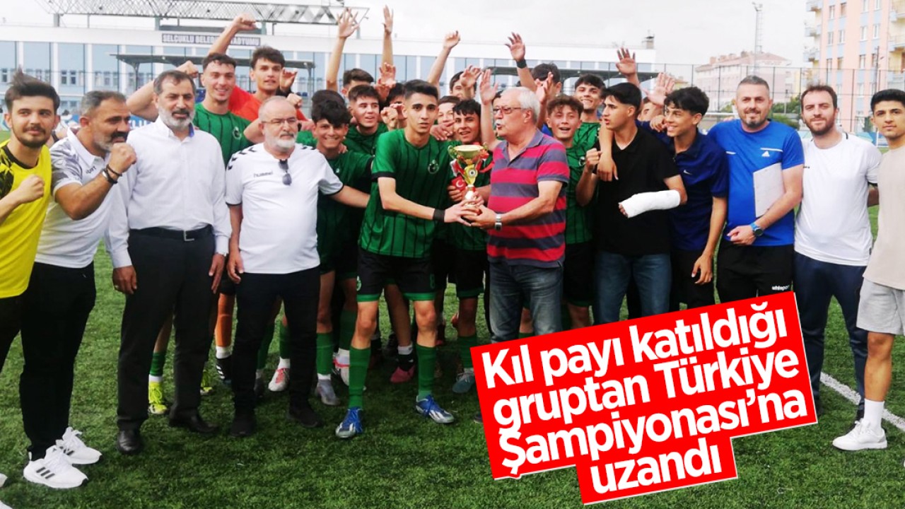 Kıl payı katıldığı gruptan Türkiye Şampiyonası’na uzandı