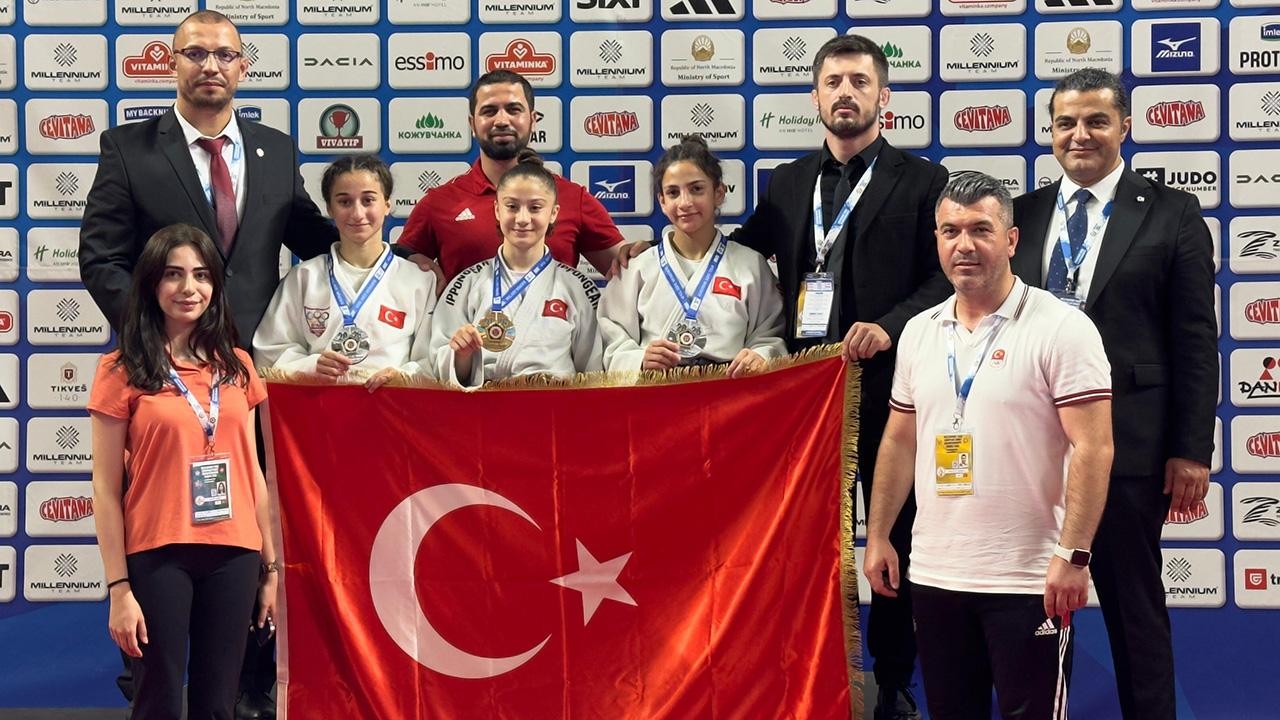 Milli judoculardan Avrupa Ümitler Şampiyonası'nda 3 madalya